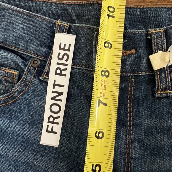 NWOT Faded Glory Boys Stretch Blue Jeans Size 12 Adjustable Waistband Slim Leg - Picture 9 of 10